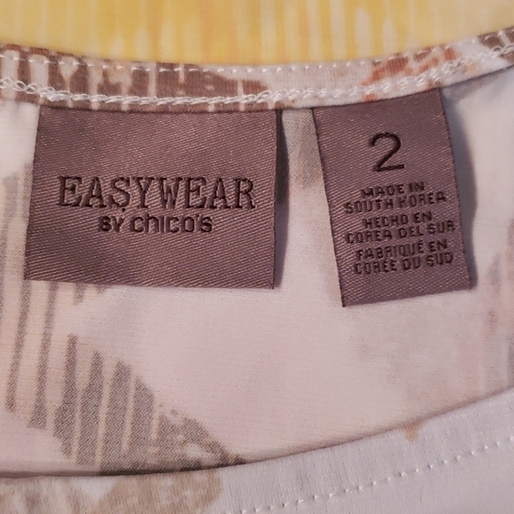 CHICO'S Easywear 2 Layered Top VGUC - Picture 9 of 14